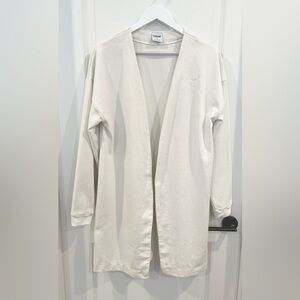 Gymshark Whitney Simmons Open Front Cardigan Ivory Athletic Women’s Size Medium